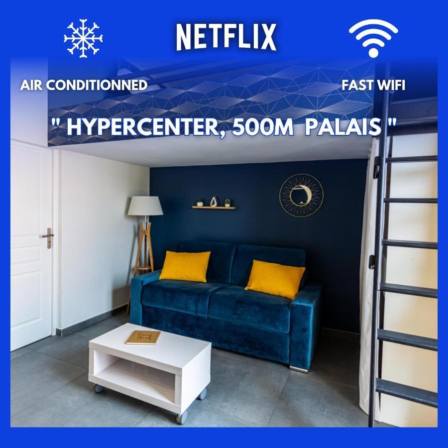 Relaxhome - Hypercentre - Clim - Netflix 칸느 외부 사진